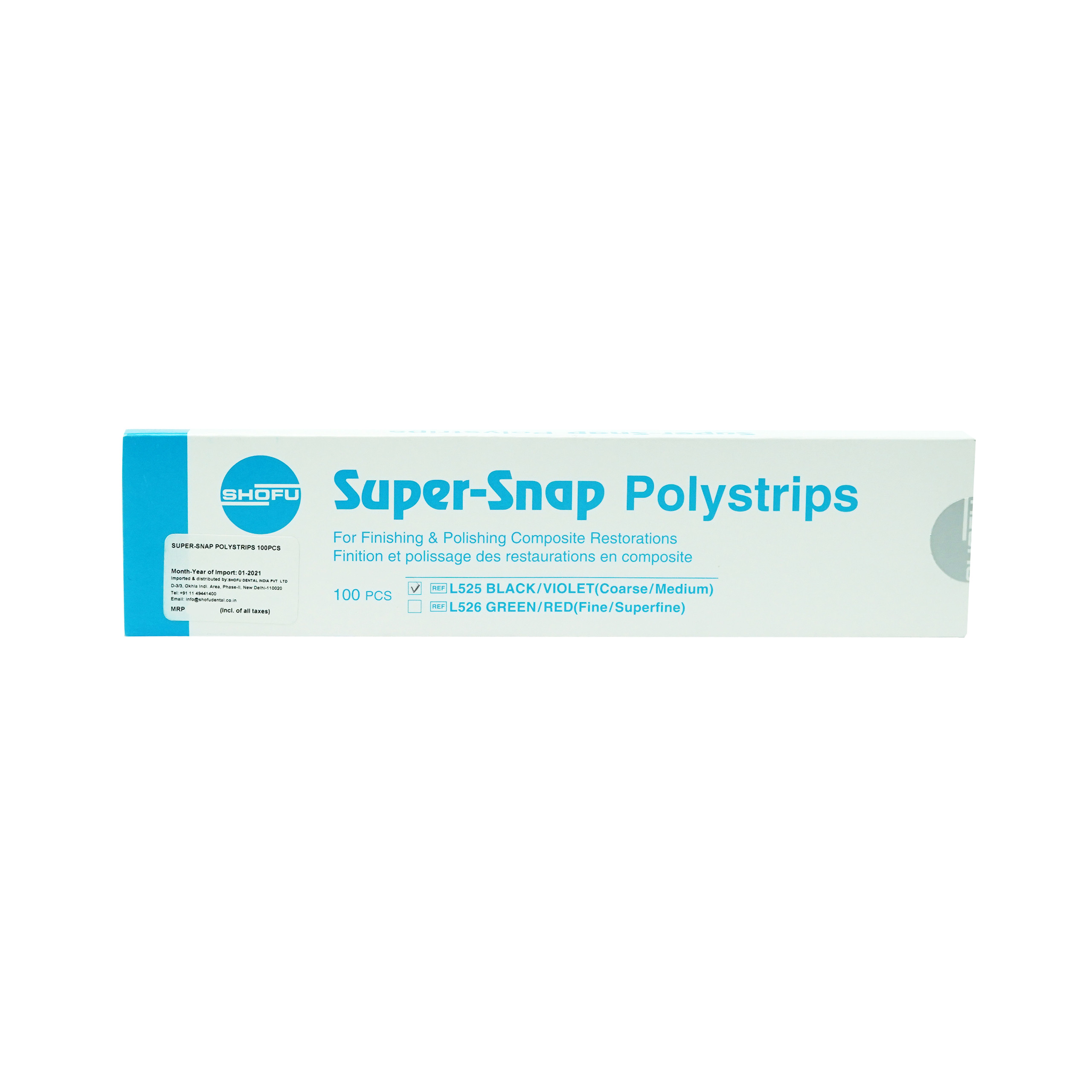 Shofu Super-Snap Polystrips Polishing Kit L 526